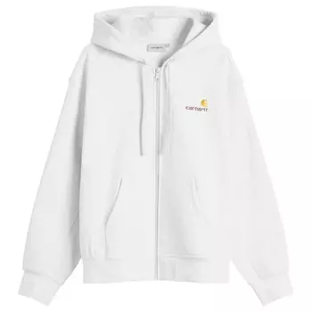 Куртка с капюшоном American Script Carhartt Wip, цвет ash heather