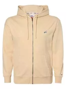 Куртка с капюшоном большая и высокая Tommy Jeans, бежевый