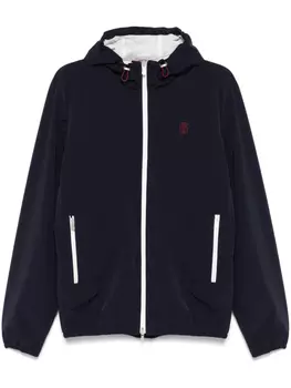 Куртка с капюшоном Brunello Cucinelli, синий