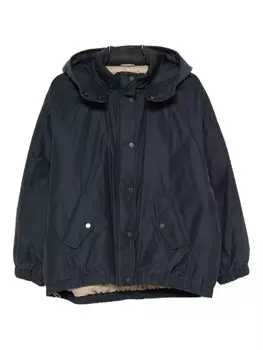 Куртка с капюшоном Brunello Cucinelli, синий
