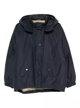 Куртка с капюшоном Brunello Cucinelli, синий