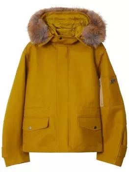 Куртка с капюшоном Burberry, желтый