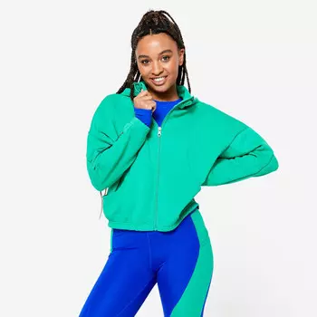 Куртка с капюшоном Domyos, цвет smaragdgrn