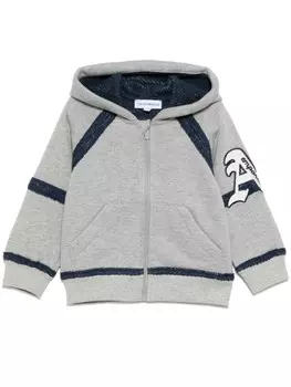 Куртка с капюшоном Emporio Armani Kids, серый
