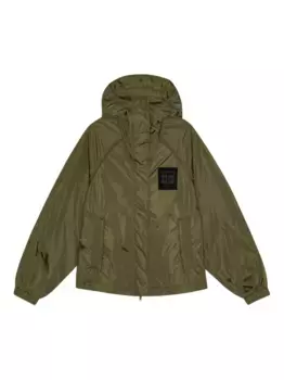 Куртка с капюшоном GANNI, зеленый