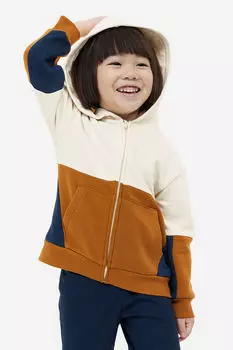 Куртка с капюшоном H&M, белый