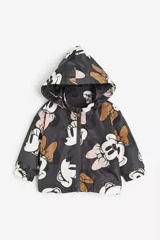 Куртка с капюшоном H&M, серый