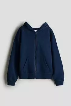 Куртка с капюшоном H&M, синий