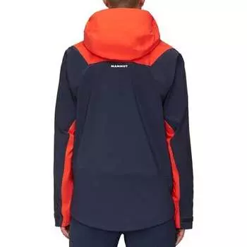 Куртка с капюшоном Haldigrat HS мужская Mammut, цвет Marine/Hot Red