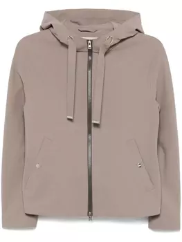 Куртка с капюшоном Herno, коричневый