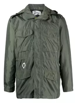 Куртка с капюшоном и графическим принтом Billionaire Boys Club, зеленый