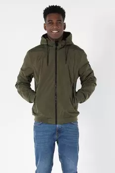 Куртка с капюшоном и логотипом Colin'S, зеленый