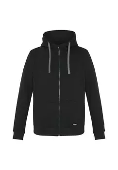 Куртка с капюшоном и логотипом джемпера CHIEMSEE, цвет 19-3911 Black Beauty Neu