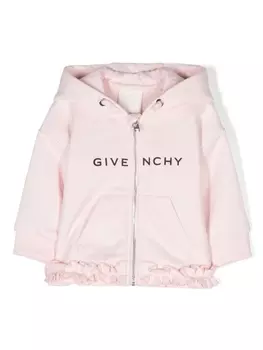 Куртка с капюшоном и логотипом Givenchy Kids, розовый