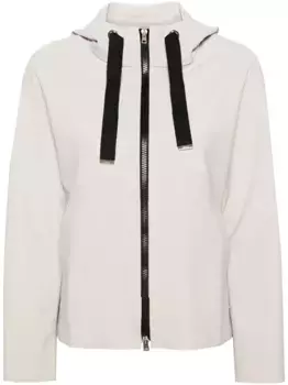 Куртка с капюшоном и логотипом Herno, серый