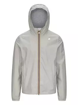 Куртка с капюшоном и логотипом K-Way Jack, серый