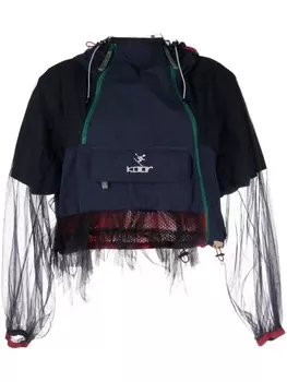 Куртка с капюшоном и логотипом Kolor, синий