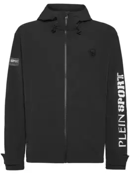 Куртка с капюшоном и логотипом Plein Sport, черный