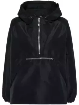 Куртка с капюшоном и нашивками Moschino, черный