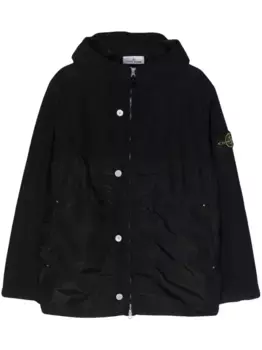 Куртка с капюшоном и нашивкой Compass Stone Island, черный