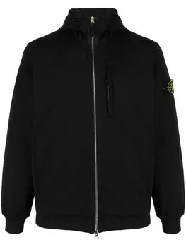 Куртка с капюшоном и нашивкой-логотипом Compass Stone Island, черный
