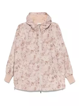 Куртка с капюшоном и принтом Emporio Armani, розовый