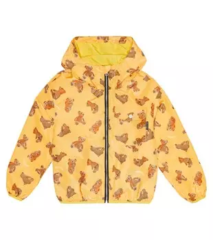 Куртка с капюшоном и принтом Palm Angels, разноцветный