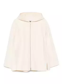 Куртка с капюшоном и застежкой-молнией спереди JIL SANDER, нейтральный
