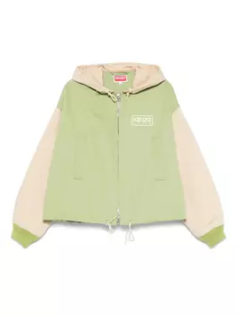 Куртка с капюшоном Kenzo, зеленый