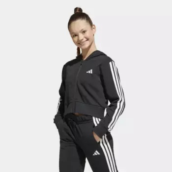 Куртка с капюшоном Kids' Essentials Adidas, чёрный