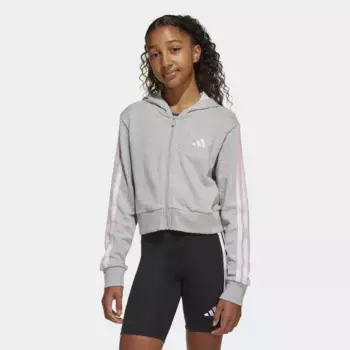 Куртка с капюшоном Kids' Essentials Adidas, серый