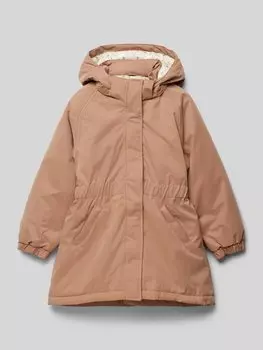 Куртка с капюшоном модель «ГЕРДА» Lil Atelier, светло-коричневый