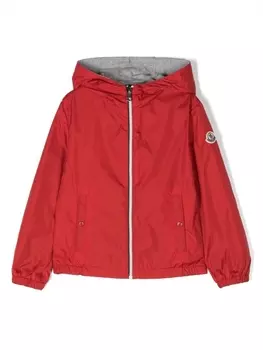 Куртка с капюшоном Moncler Enfant, красный