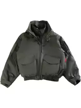 Куртка с капюшоном N.HOOLYWOOD, зеленый