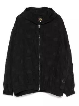 Куртка с капюшоном на молнии Needles, черный