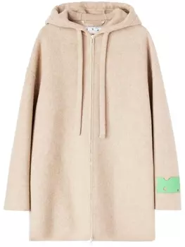 Куртка с капюшоном Off-White, бежевый