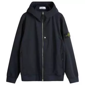 Куртка с капюшоном Softshell-r Stone Island, синий