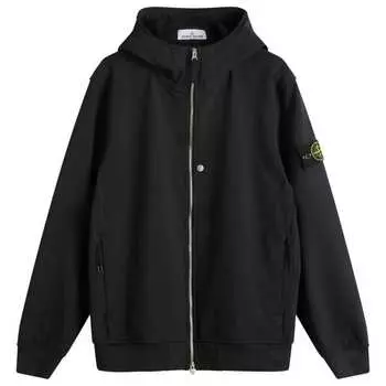 Куртка с капюшоном Softshell-r Stone Island, черный