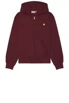 Куртка с капюшоном в американском стиле Carhartt WIP, цвет Malbec