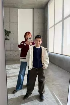 Куртка с капюшоном ZARA, экрю