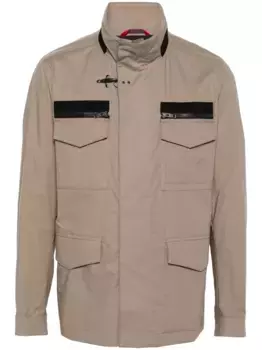 Куртка с карманами Fay, коричневый