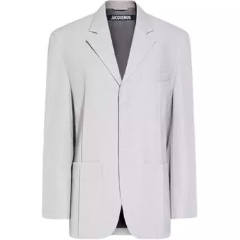 Куртка с карманами Jacquemus, светло-серый/светло-серый