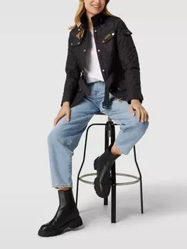 Куртка с карманами-клапанами Barbour International, черный