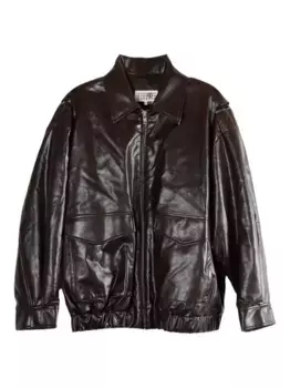Куртка с карманами-клапанами MM6 Maison Margiela, коричневый