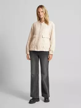 Куртка с карманами-клапанами модель 'LIETTA' YAS, бежевый