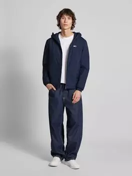Куртка с карманами на молнии Tommy Jeans, темно-синий