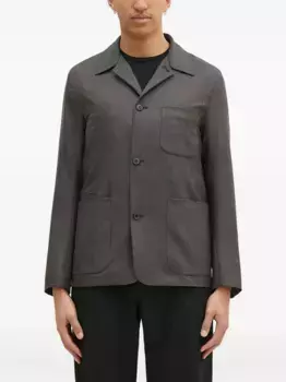 Куртка с карманами в клетку Paul Smith, серый