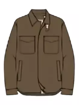 Куртка с карманами WOOLRICH, коричневый