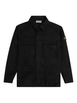 Куртка с клапанами и значком компаса Stone Island, черный