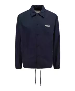 Куртка с кнопками Maison Kitsun, синий